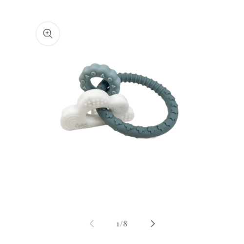 Cloudy Days Silicone Teether – Calla and Friends