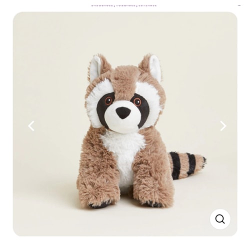 Microwavable Raccoon Warmies | Warmies USA