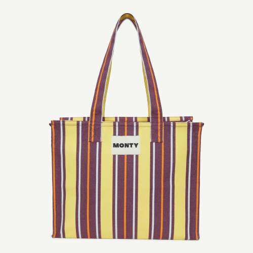 Medium Organic Cotton - Plum & Custard