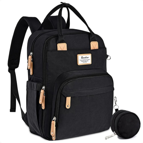 Ruvalino Classic Diaper Bag Backpack - Black