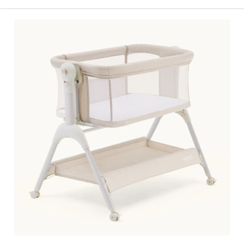 HARPPA Cuddly Sway | 3-in-1 Rocking Baby Bassinet & Bedside Sleeper with Anti-Reflux Mattress for Newborns | Attaches to Bed, Adjustable Height, Tool-Free Setup, Portable Wheels, CPSC Certified, Gentle Rocking Motion | Ideal for Infants, Safe Co-Sleeping