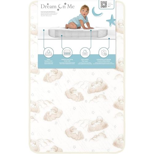 2-In-1 Breathable Two-Sided Portable and Mini Crib Coil Mattress