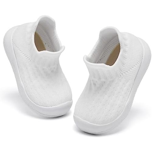 Baby Socks Shoes for Boys and girlsAnti Slip Sports ShoesToe ProtectionBaby Walking Shoes, Lightweight and Breathable Slip on Walking Shoes