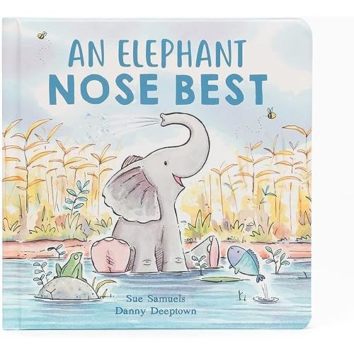An Elephant Nose Best: A Baby Board Book by Jellycat | Children's Book | Baby Gift