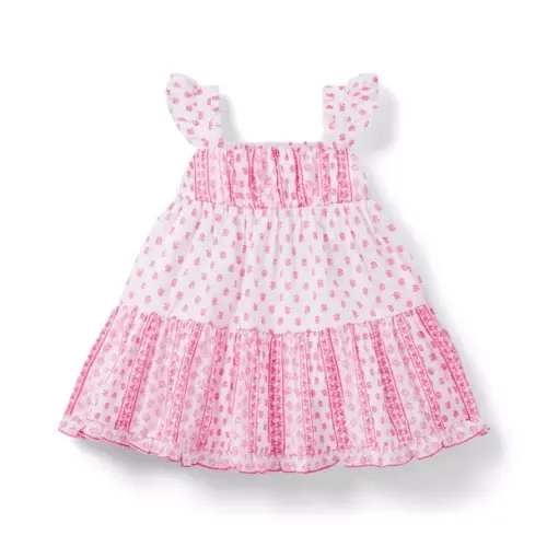 Baby Bold Pink Floral Serena Williams x Janie and Jack The G.O.A.T Baby Dress by Janie and Jack