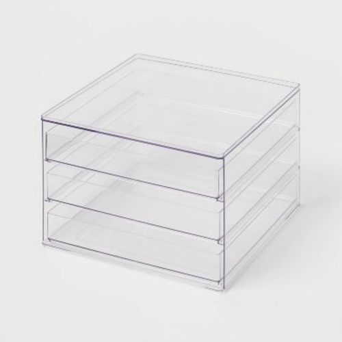 All Purpose 3 Drawer Storage Clear - Brightroom™