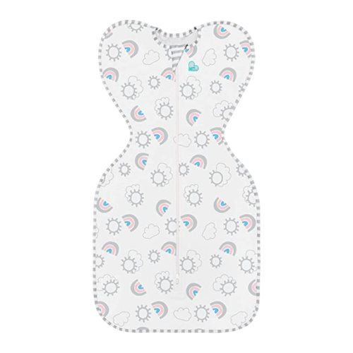 Love to Dream Swaddle, Baby Sleep Sack, Swaddle UP Self-Soothing Swaddles for Newborns, Improves Sleep, Snug Fit Helps Calm Startle Reflex, New Born Essentials for Baby, Medium13-19 lbs, Rainbow
