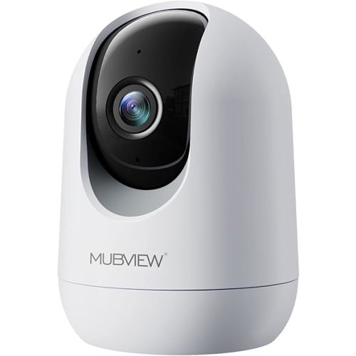 Indoor Security Camera 2K, Pet Camera with Phone App, WiFi Cameras for Home Security Camera for Dog/Baby Monitor/Elder Pan Tilt, 5/2.4GHz, 24/7, 2-Way Talk, Human Detection, Motion Tracking, Cloud