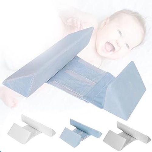 Cotton Bre𝒶thable Pillow for Comfort, Removable Ppillowc𝒶se, Bedding(Blue-1pc)