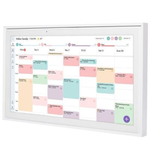 Skylight 15" Touchscreen Smart Calendar - White: Wi-Fi Enabled Digital Frame