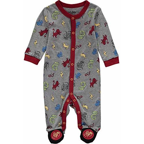 Harry Potter Baby Boys Footie Fleece Pajamas – Baby Footed Pajamas Baby Sleeper Baby Gifts