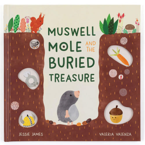 Muswell Mole and the Buried Treasure Book by Jellycat – Pacifier Kids Boutique