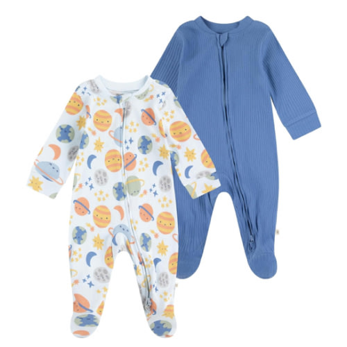 Huggies baby-boys 2-pack Footed Coverall
