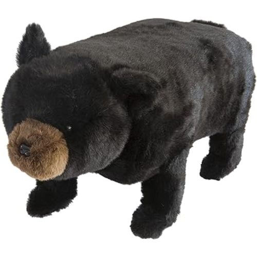 Carstens, Inc Big Ben Bear Footstool with Storage, Black
