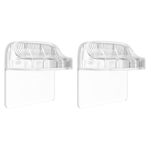 EUDEMON Baby Safety Anti-Tip Furniture Anchor Straps, Furniture Anti-Tip Wall Holder for Children&Pets, Childproof Anti-tip Furniture Wall Anchors, Easy to Install(Transparent,2 Pack)