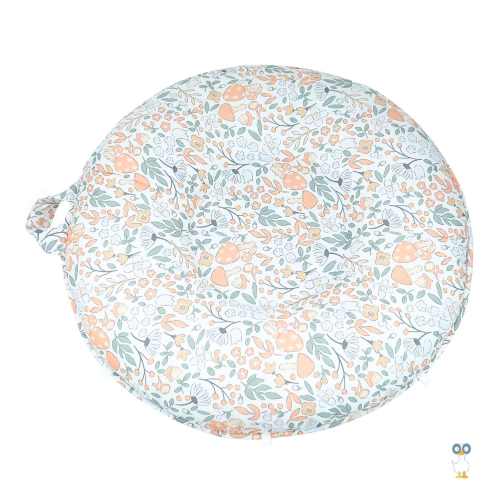 Forest Lilac Gray Floor Cushion