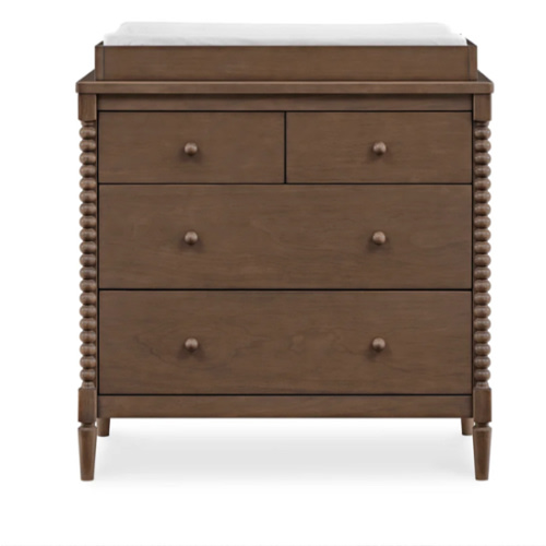 Saint 4 Drawer Dresser with Changing Top and Interlocking Drawers | Delta Children
