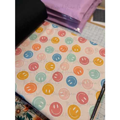 Colorful Smiley Padded Mat for Wonderfold W Series W2 W4 Ready to Ship Wagon Stroller Accessory