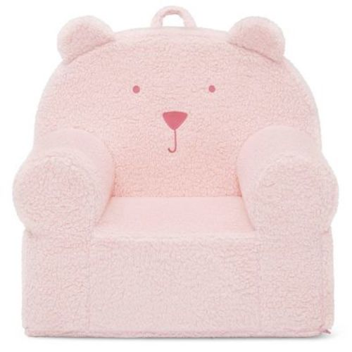 babyGap by Delta Children Faux Shearling Bear Chair - Greenguard Gold Certified - Sage