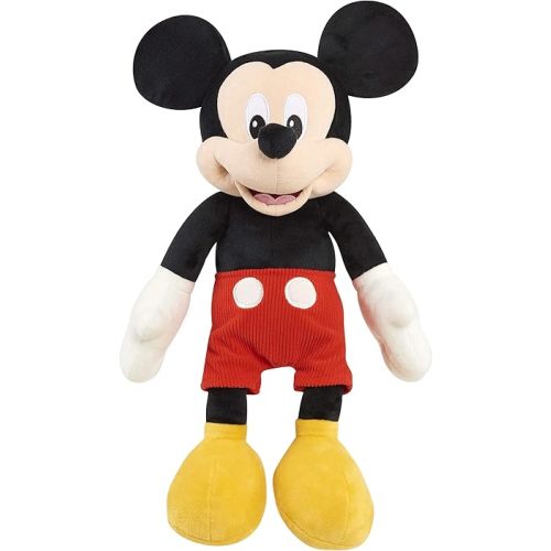 Disney Junior Mickey Mouse Large 19-inch Plush Stuffed Animal, Mickey Mouse, Pretend Play, Kids Toys for Ages 2 Up by Just Play