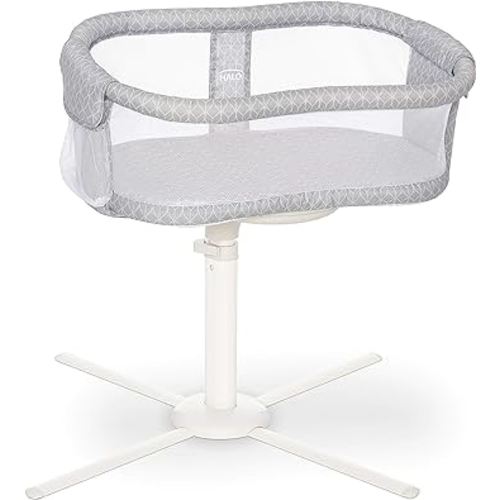 HALO BassiNest Swivel Sleeper, Baby Bassinet, Essentia Series, Morning Mist (Retired)