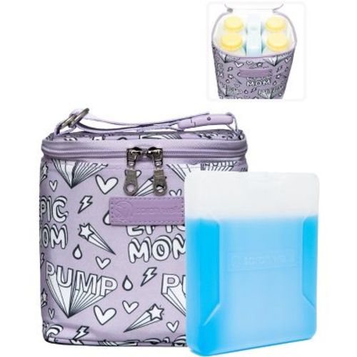 Sarah Wells Cold Gold Breastmilk Cooler – Insulated Milk Storage & Ice Pack – Machine Washable for Moms Lavender Coloring Book