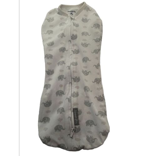 SwaddleMe by Ingenuity Compression Swaddle Pod, Two-Way Zipper for Easy Changing