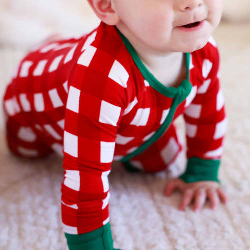 Checking It Twice Convertible Zip Romper
