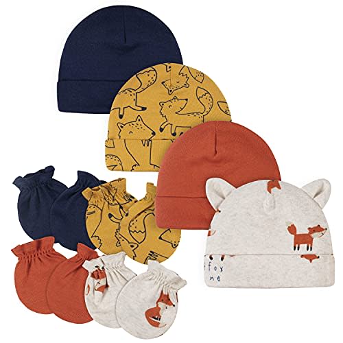 Gerber Baby Boys' Cap and Mitten Sets