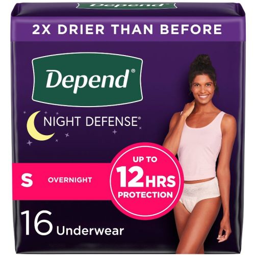 Depend Night Defense Incontinence Underwear - Women's - Small