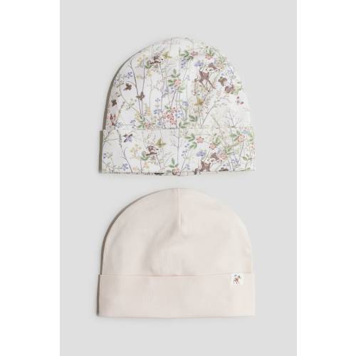 2-PACK COTTON JERSEY BEANIES