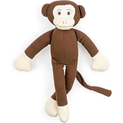 Organic Cotton Big Monkey Toy, 11” tall