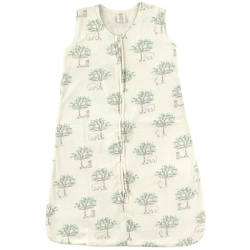 Touched by Nature Baby Organic Cotton Sleeveless Wearable Sleeping Bag, Sack, Blanket, Birch Tree, Size: 12-18 months