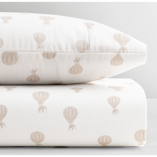 Floating Elephants Crib Fitted Sheet | RH Baby & Child