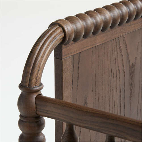 Jenny Lind Heirloom Deep Brown Wood Convertible Baby Crib