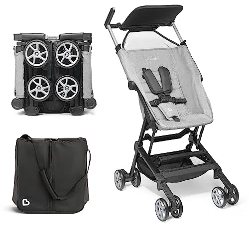 Munchkin Sparrow Travel Baby Stroller, Ultra Compact and Lightweight, for Babies and Toddlers, Grey