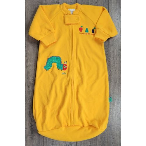 Baby Boy Nwot Vintage Carter's 0-9 Month Yellow Hungry Caterpillar Sleep Bag
