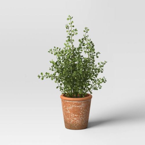 16" Unsheared Boxwood Artificial Plant - Threshold™ Designed With Studio Mcgee