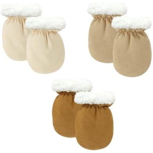 Cute Baby Mittens Newborn, No Scratch Baby Boy Mittens, Baby Girl Hat Gloves for Toddlers, Infant, Newborn