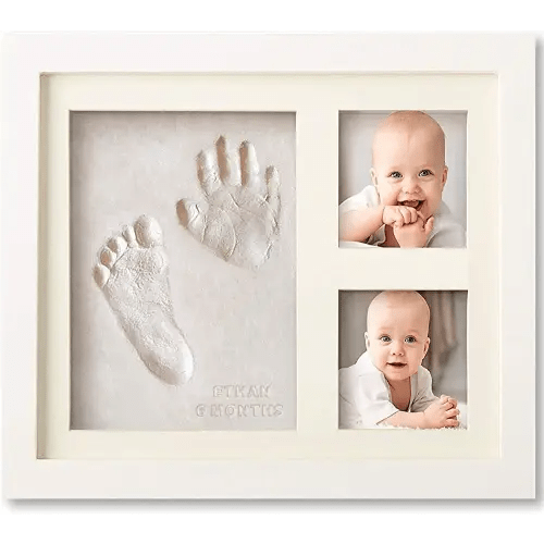 Baby Footprint Kit | Baby Foot and Hand Print Kit | Baby Picture Frame Hand Print Mold Kit | New Mom Gifts | Baby Newborn Essentials Must Haves | Baby Casting Kit | Baby Shower Gifts