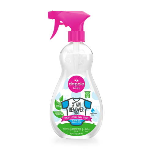 Dapple Baby Stain Remover Spray, Hypoallergenic and Powered by Plants, Fragrance-Free, 16.9 fl oz