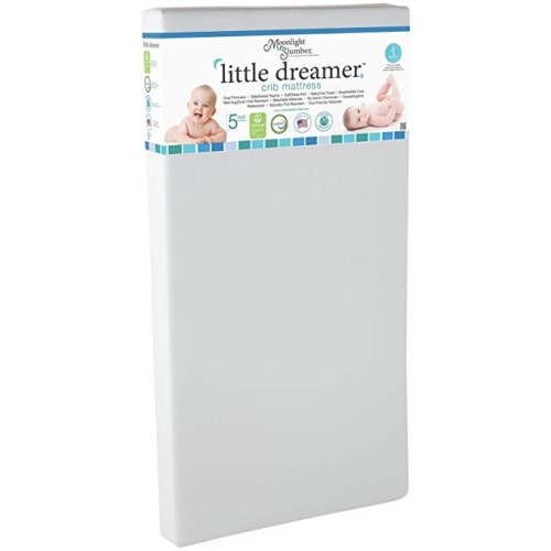 Moonlight Slumber Little Dreamer Dual Sleep Surface Crib Mattress