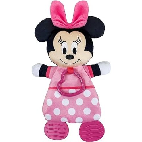 Kids Preferred Disney Baby Minnie Mouse Plush and Sensory Crinkle Teether Toys for Newborn Baby Boys and Girls 10 inches