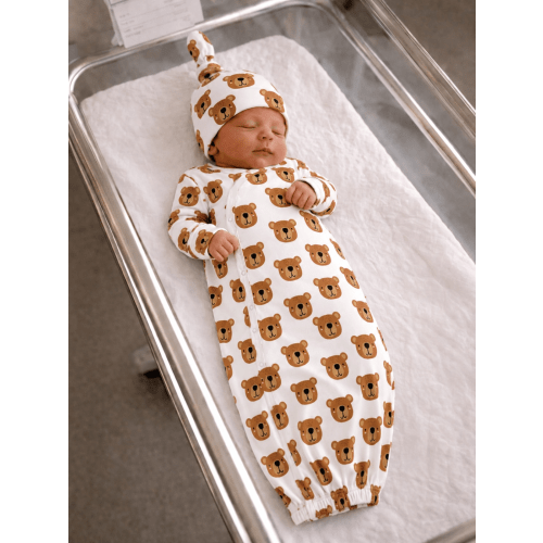 Baby Bear / Organic Cotton Gown