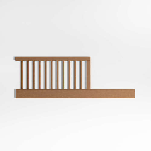 Hampshire Natural Brown Wood Toddler Bed Rail