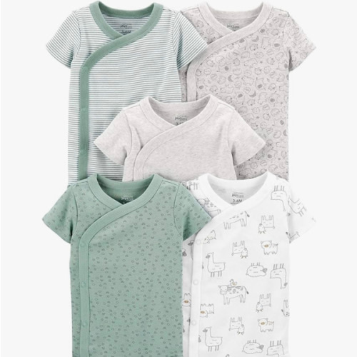 Simple Joys by Carter's unisex-baby 5-pack Side Snap Short-sleeve Bodysuit