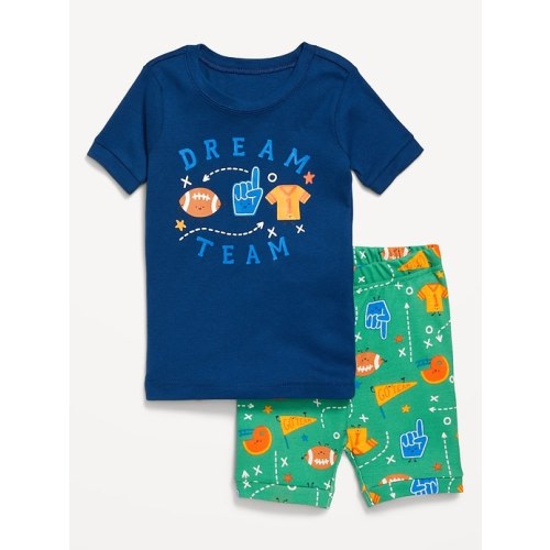 Snug-Fit Graphic Pajama Set for Toddler & Baby