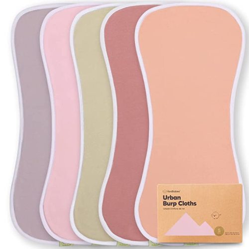 Amazon.com: 5-Pack Organic Burp Cloths for Baby Boys and Girls - Ultra Absorbent Burping Cloth, Burp Clothes, Newborn Towel - Milk Spit Up Rags - Burpy Cloth Bib for Unisex, Boy, Girl - Burp Cloths (Muted Pastel) : Baby