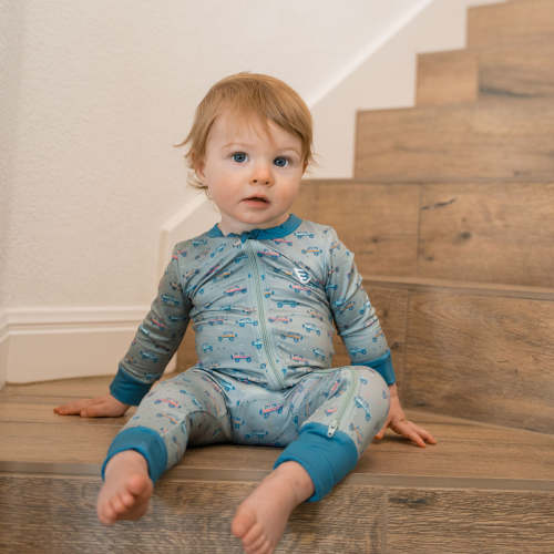 Baby Zip Up - Vintage Cruiser – BURLEBO