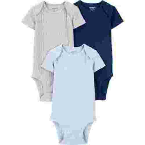 Carter's Child of Mine Baby Boy Bodysuits 3-Pack, Preemie-18M, Cotton, Snap Closures